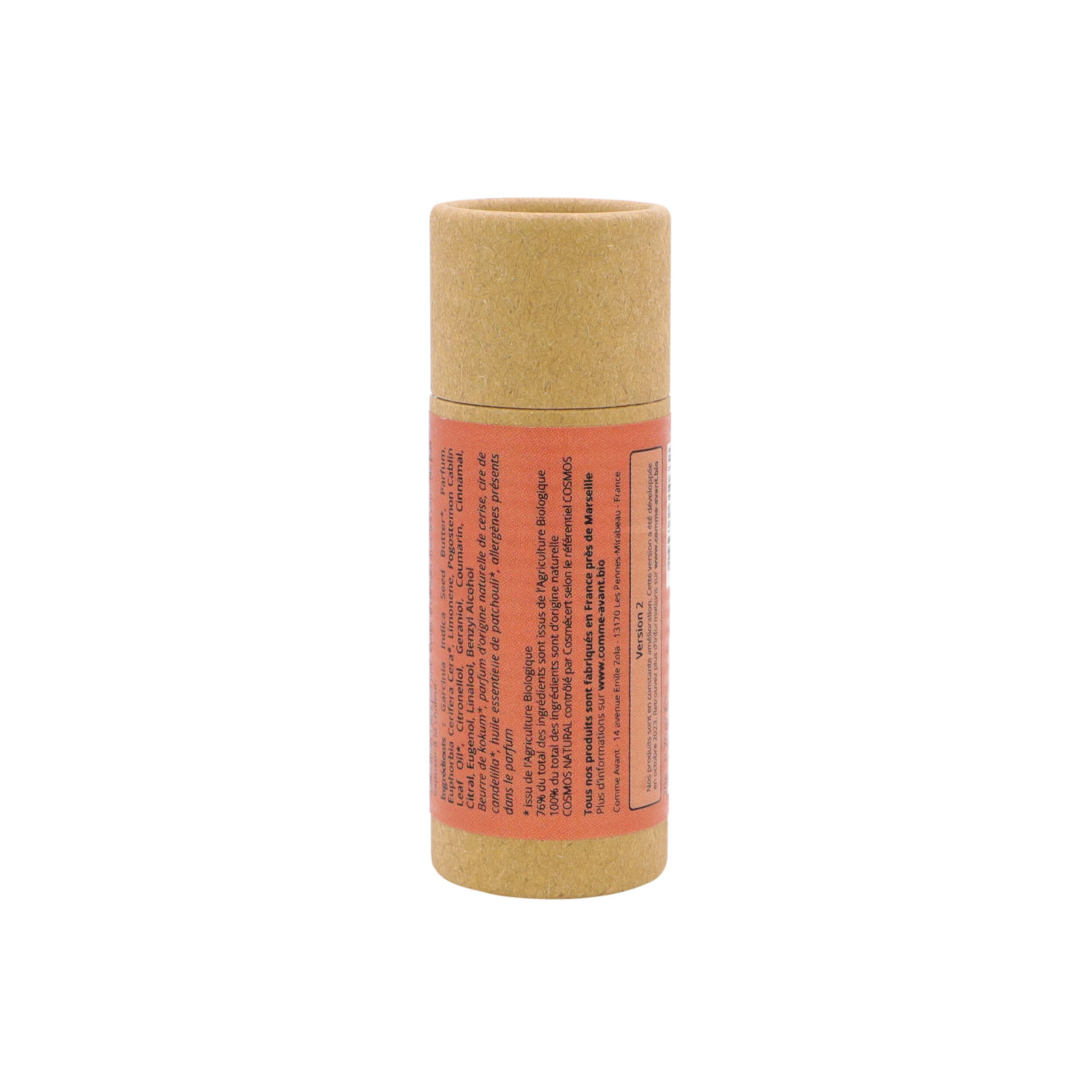 Parfum solide sucré et fruité au beurre de kokum - Version 2 - 1 parfum - 20g / Vanille & Jasmin