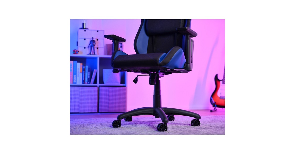 TrustGXT 714B Ruya gamingstoel  (Blauw/zwart)