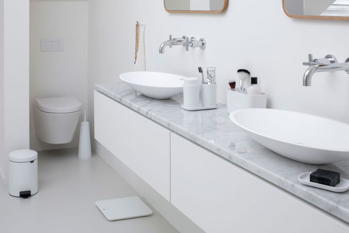 ReNew Toiletborstel met houder - White