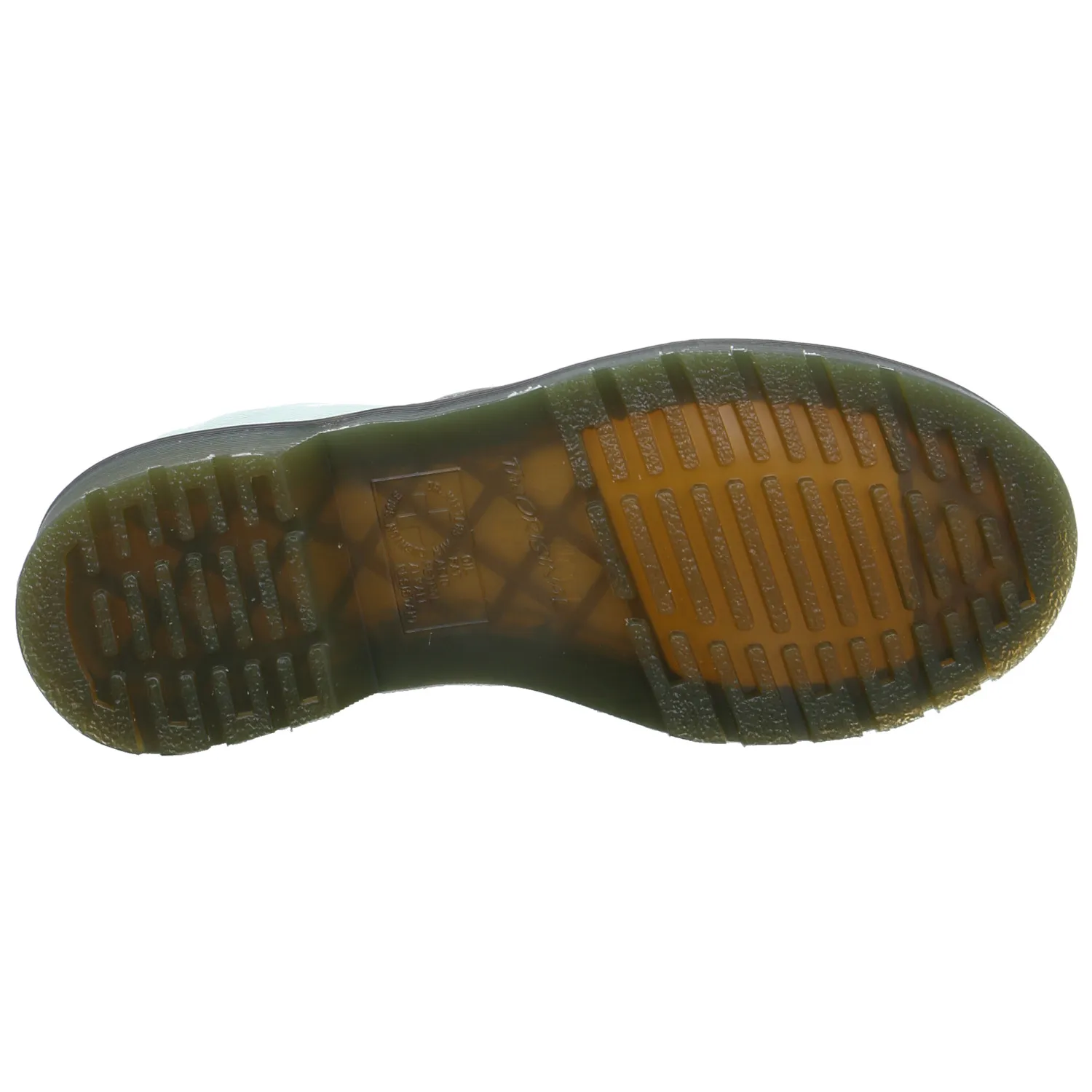 DR. MARTENS Boot Grün Leder
