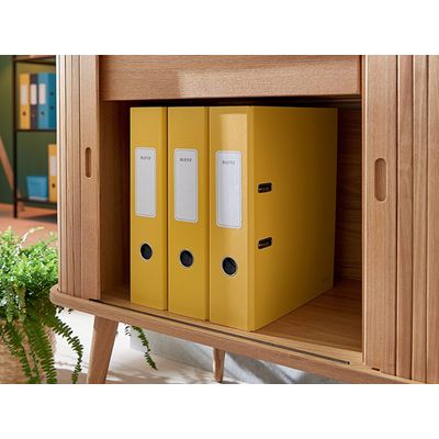 Leitz 180° Cosy - Classeur à levier - Dos 80 mm - A4 - jaune