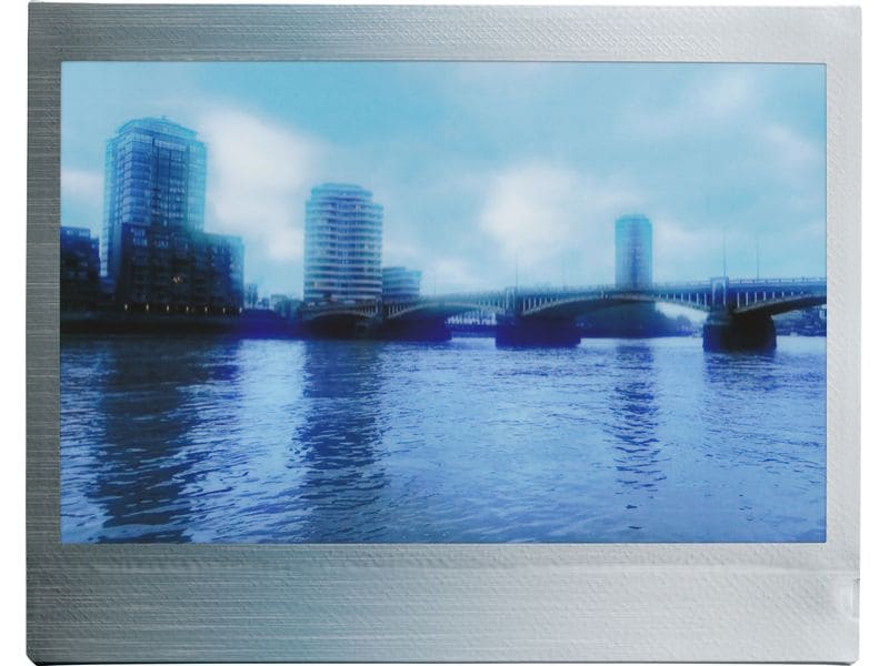 Fujifilm Sofortbildfilm Instax Wide 10 Blatt Brushed Metall Sofortbildfilm für die Instax Wide Evo Kamera