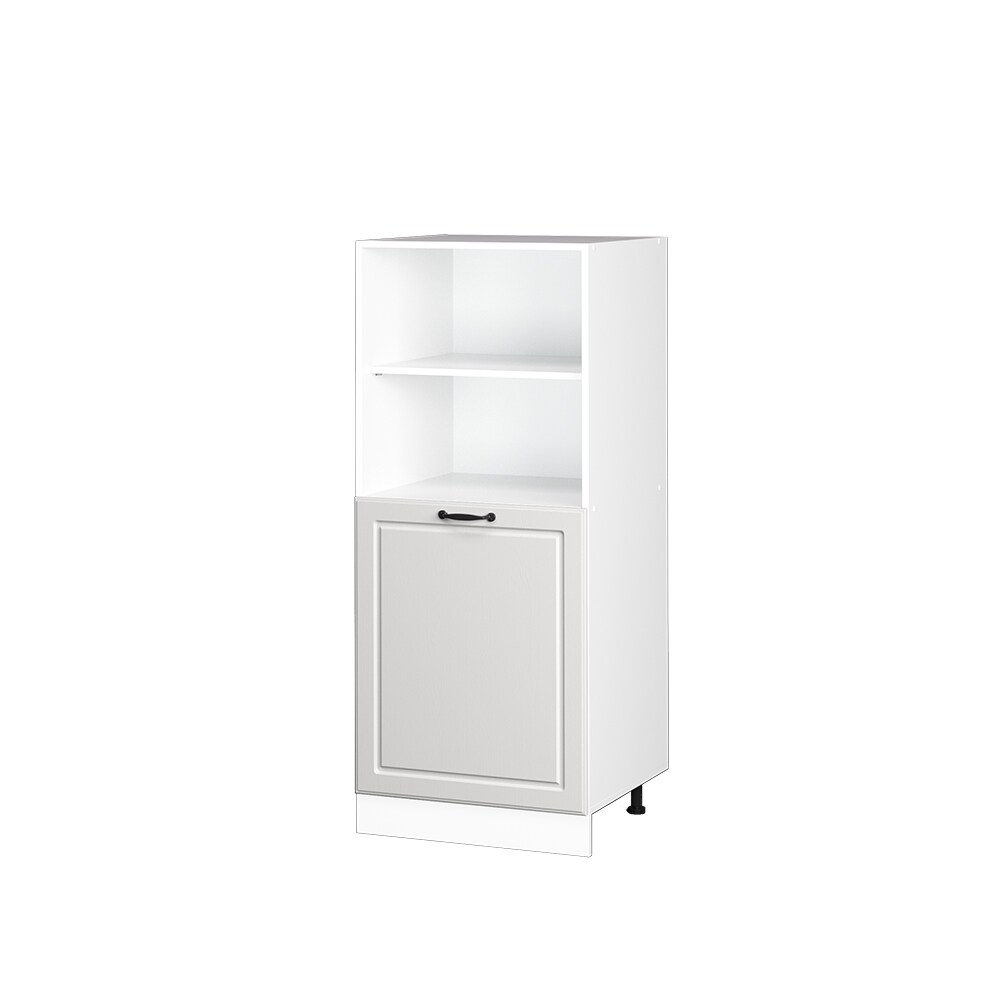 Vicco Backofenumbauschrank Küchenschrank Küchenzeile R-Line Landhaus 60 cm Weiß kleine Tür