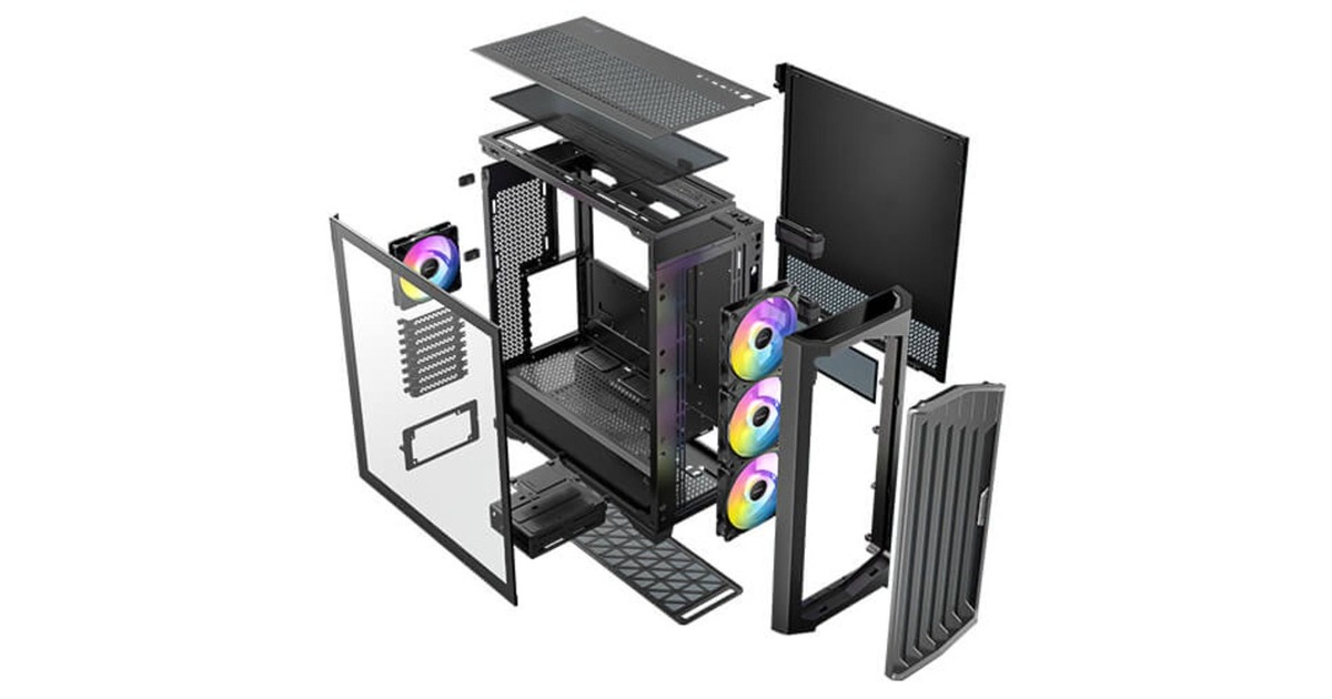 AntecPerformance 1 FT ARGB big tower behuizing  (3x USB-A | Tempered Glass)