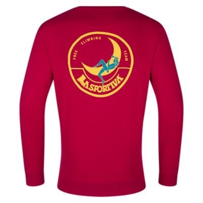 La SportivaClimbing on the Moon Sweatshirt - rot