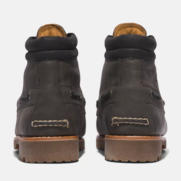 Bota Timberland Authentic Chukka de 7 ilhós para homem, na cor cinza.