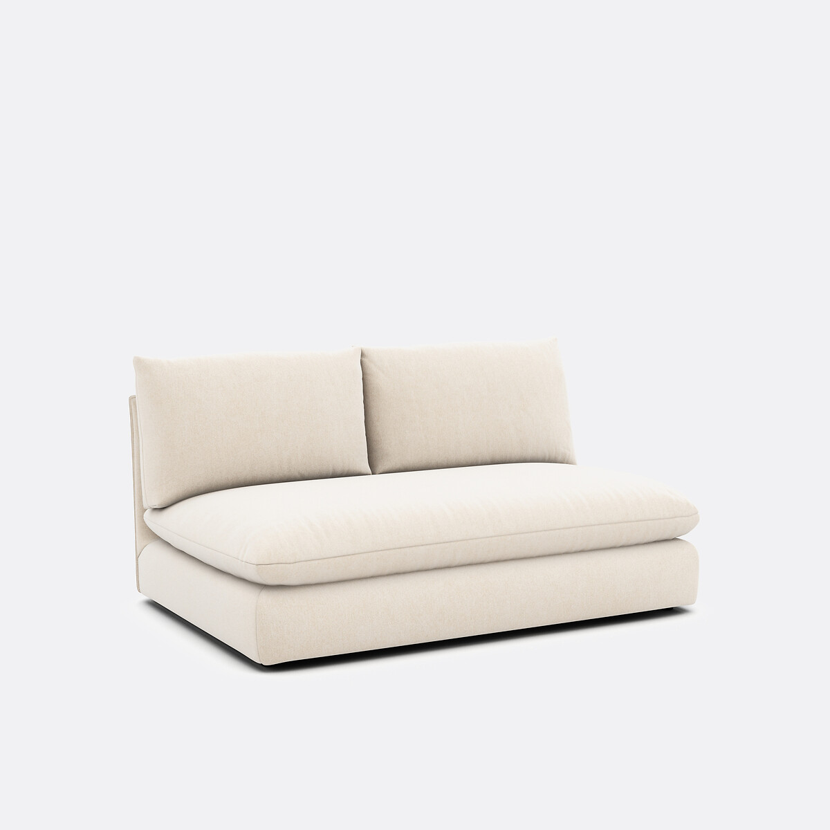 LA REDOUTE INTERIEURS<br>Sofá modular de 2 lugares. poliéster manchado, Malo