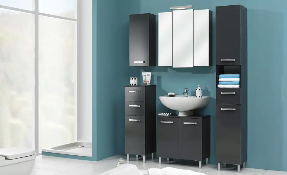 Spiegelschrank, 3-türig Murau 68 cm