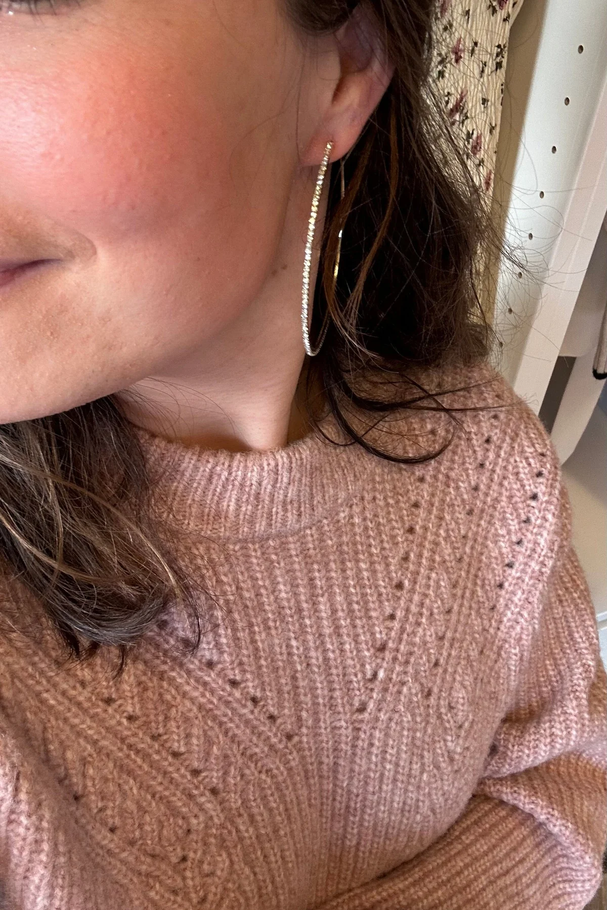 Mellow Moon Brass Earrings 25-018