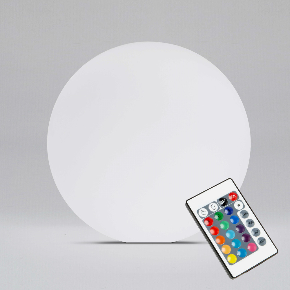 Boule led lumineux polyéthylène blanche