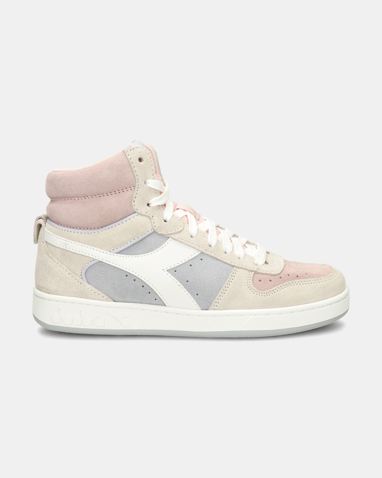 Diadora Magic Basket Mid Hoge sneakers  - roze