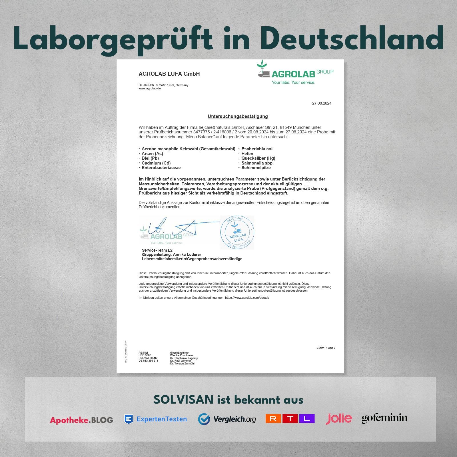 SOLIVSAN® Meno Balance  | Wechseljahre, Rotklee, Mönchspfeffer, Yamswurzel