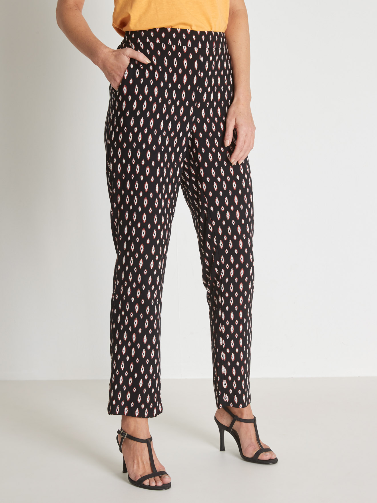 Pantalon fluide élastiqué dos