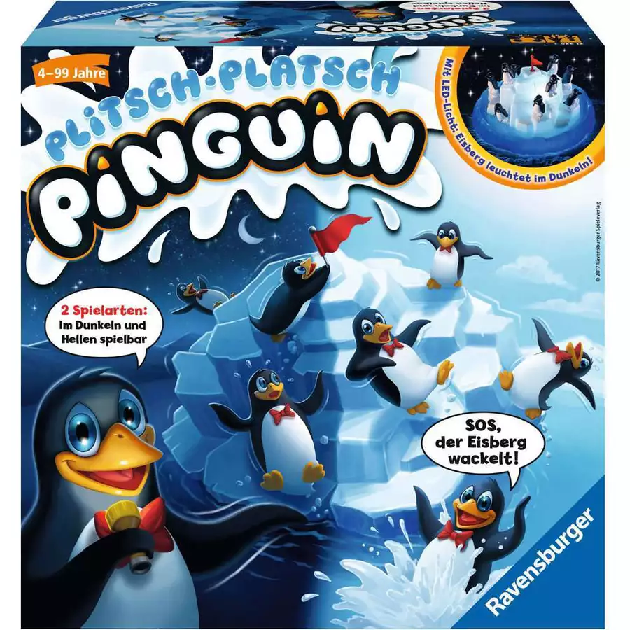 Ravensburger Plitsch - Platsch Pinguin bunt