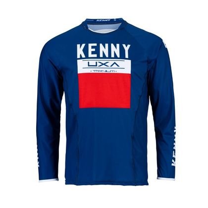 Maillot cross Kenny TITANIUM PATRIOT 2022 - Bleu / Blanc