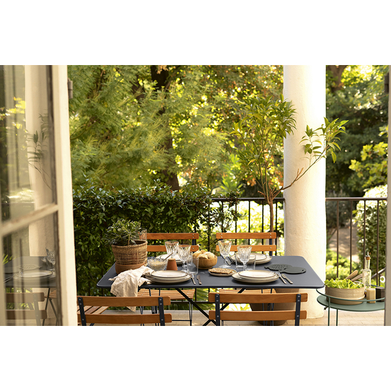 Table Bistro 117x77 cm Bleu Acapulco