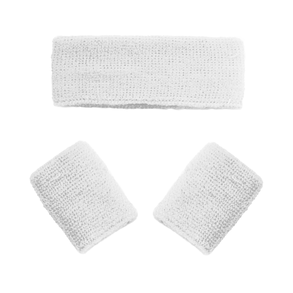Witte Set Hoofdband Polsbandjes