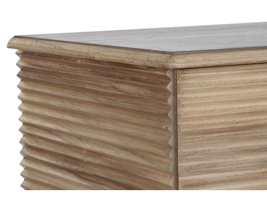 PEGANE - Chiffonnier, meuble de rangement en bois de paulownia et mdf