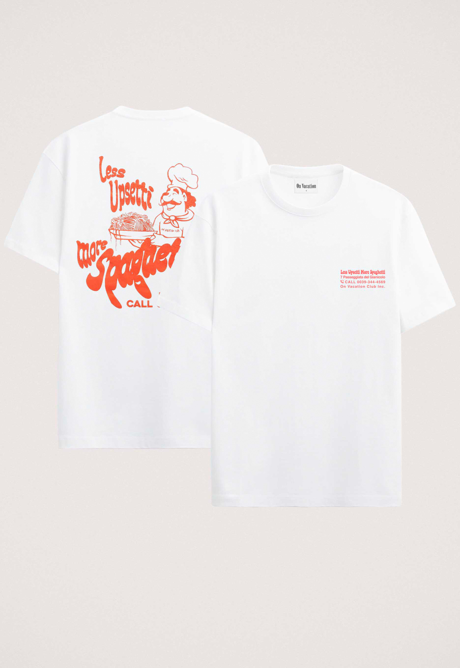 On Vacation Less Upsetti T-shirt