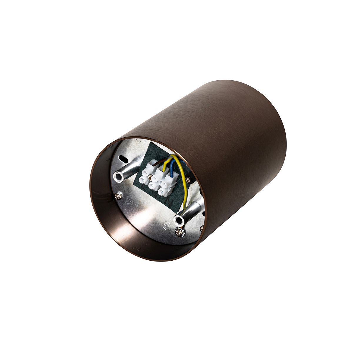 Moderne opbouwspot donkerbrons GU10 50mm - Deep