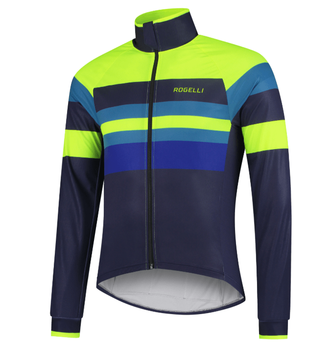 Rogelli Peak Cykeljakke - Blå / Neon