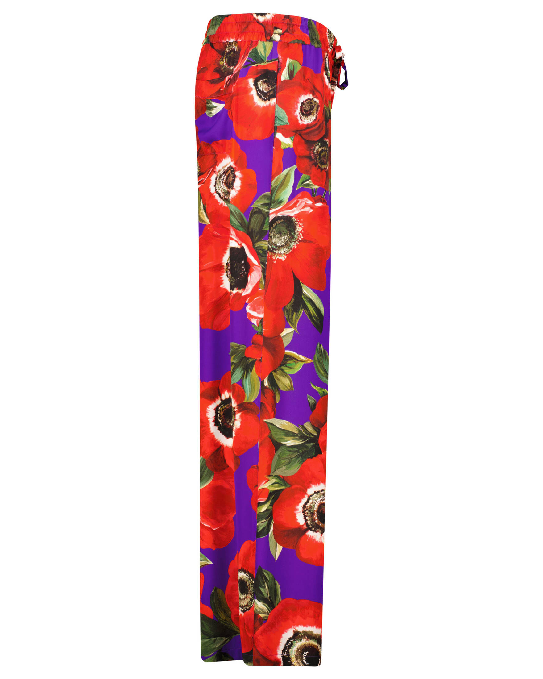 Dolce & Gabbana| Damen Hose aus Charmeuse-Seide