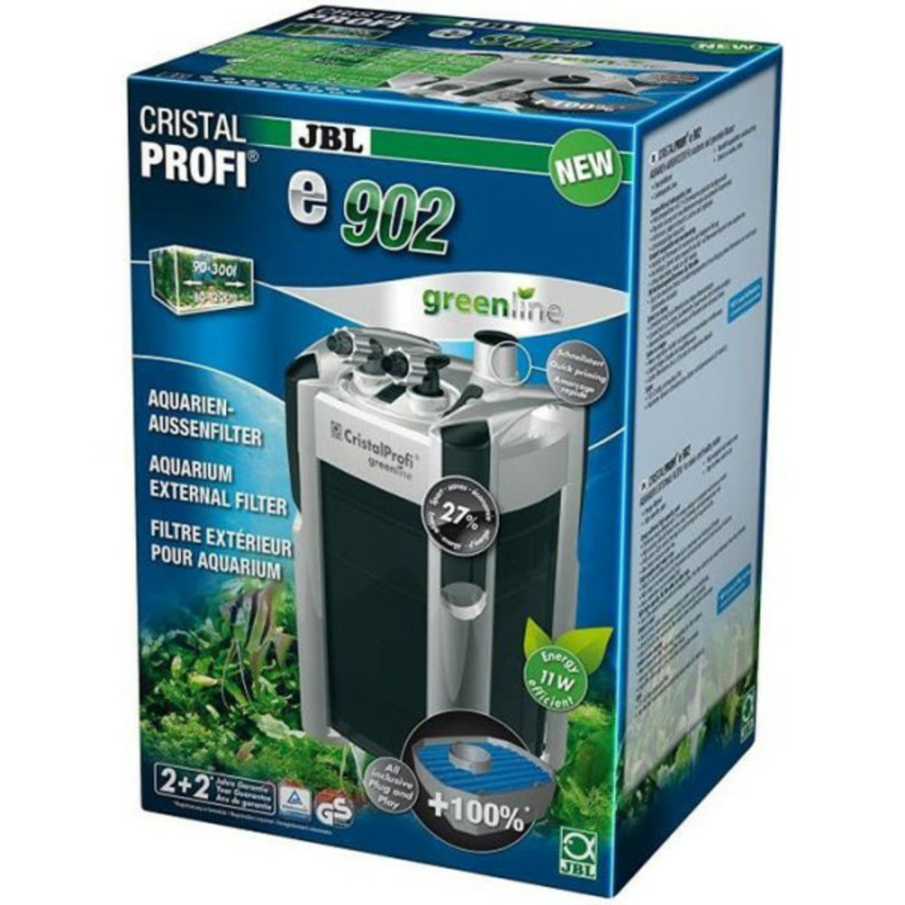 Jbl filtre extérieur cristalprofi e902 greenline pour aquarium de 90 a 300 litres