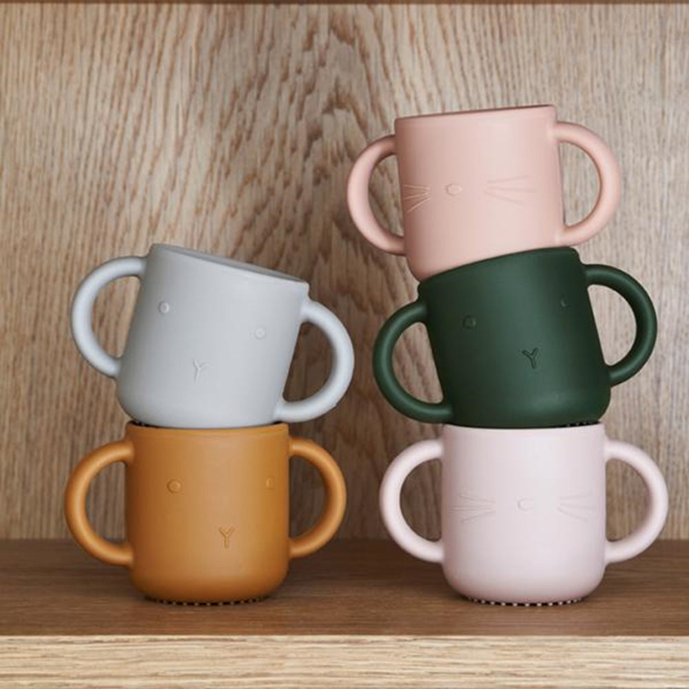 Gene Silicone Cup 2-Pak Rabbit Dove Blue - LieWood