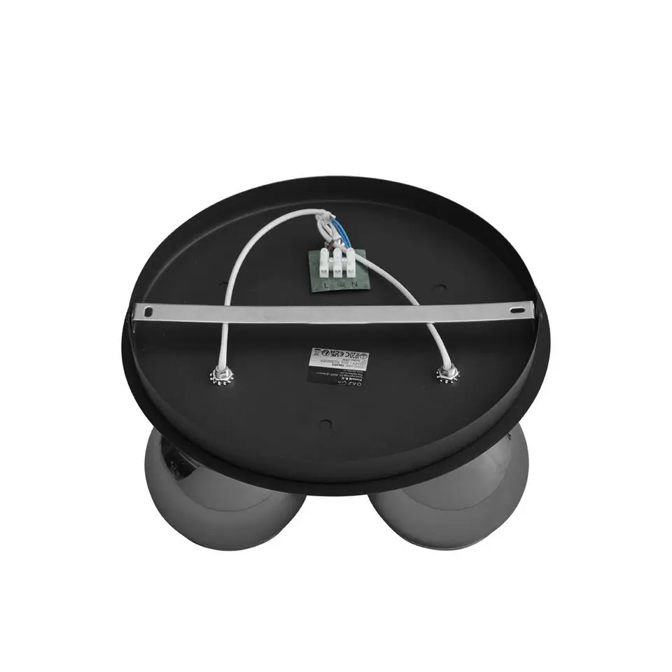 Qazqa plafondlampen vidro grijs e27