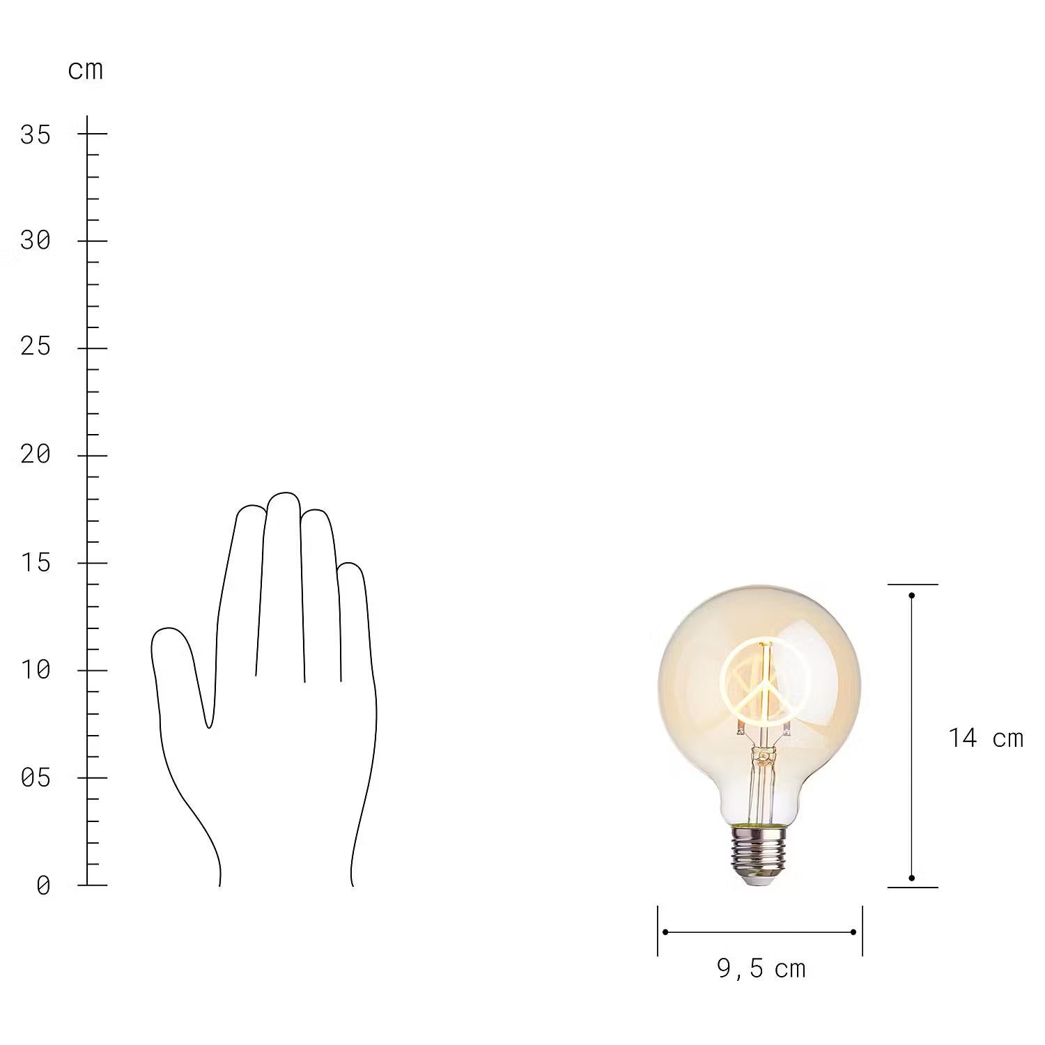 BRIGHT LIGHT LED-Glühbirne