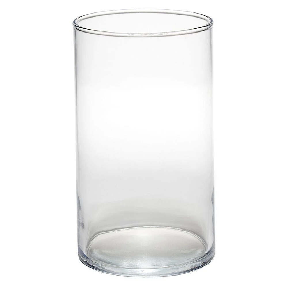 Vase cylindrique transparent Ø11,5xH20 cm