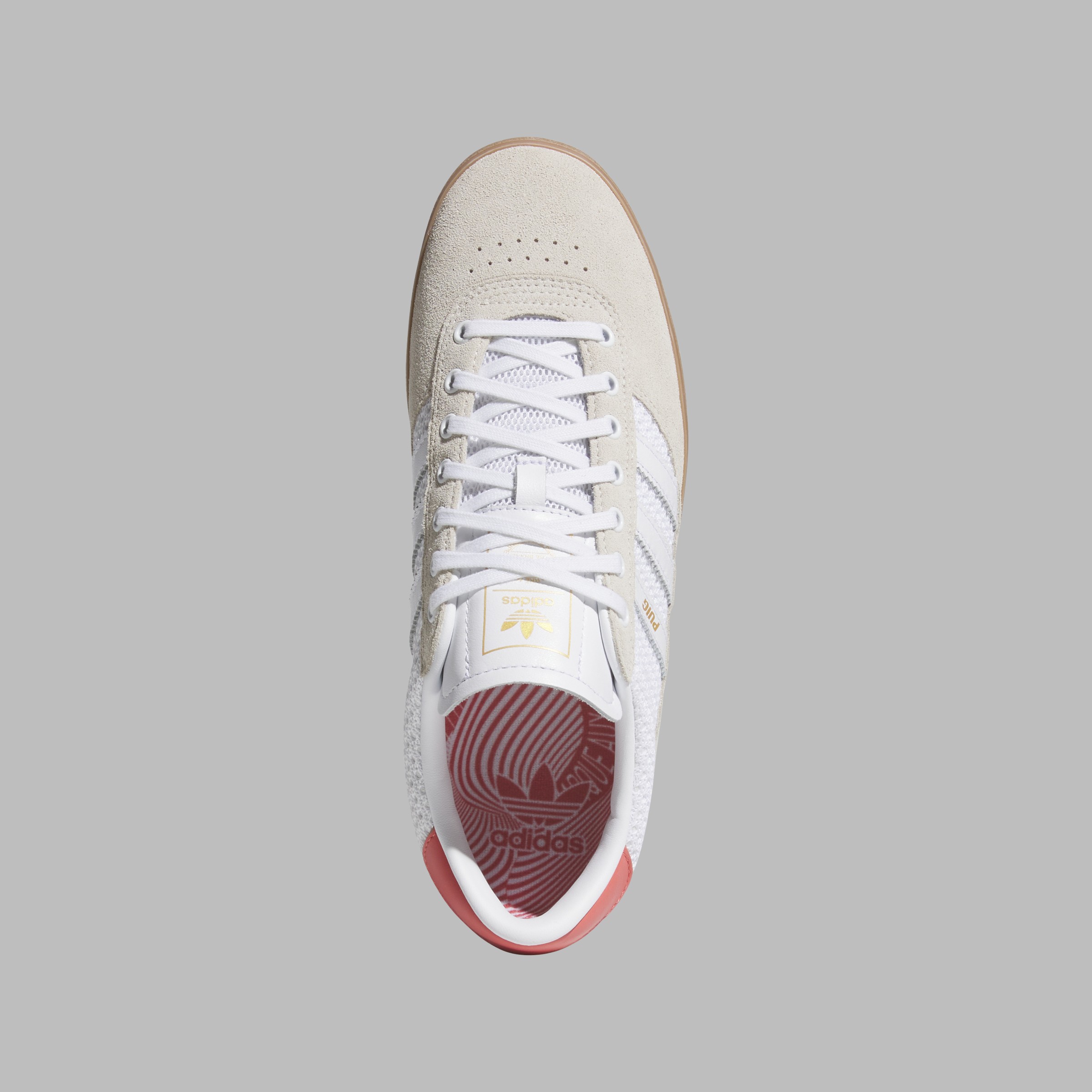 Adidas Skateboarding Puig Indoor Wonder White Cloud White Gum 7 US / 40 EU