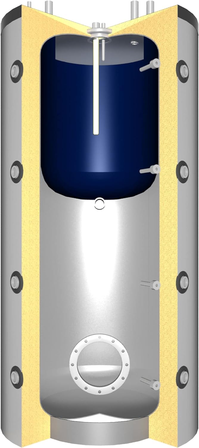 La Nordica KS1451 Termosuprema Anthrazit Wasserführender Küchenofen Komplett-Set Kombispeicher THKE/F 825