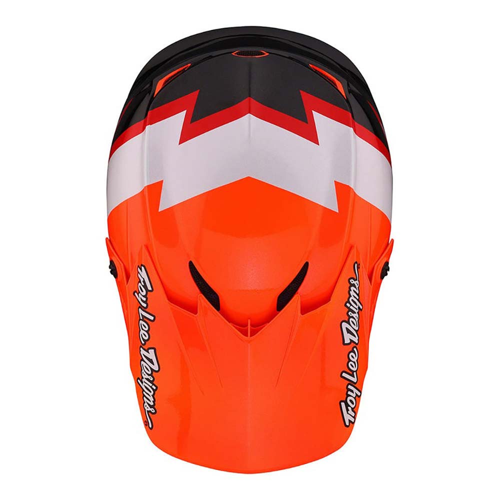 Troy Lee Designs - Casque GP Volt Gris / Orange / Noir