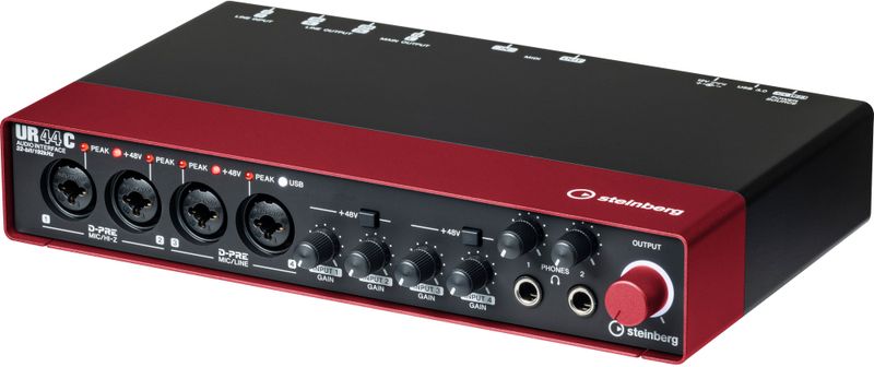 Steinberg - UR44C - Audio Interface - Zwart - Met USB Type-C