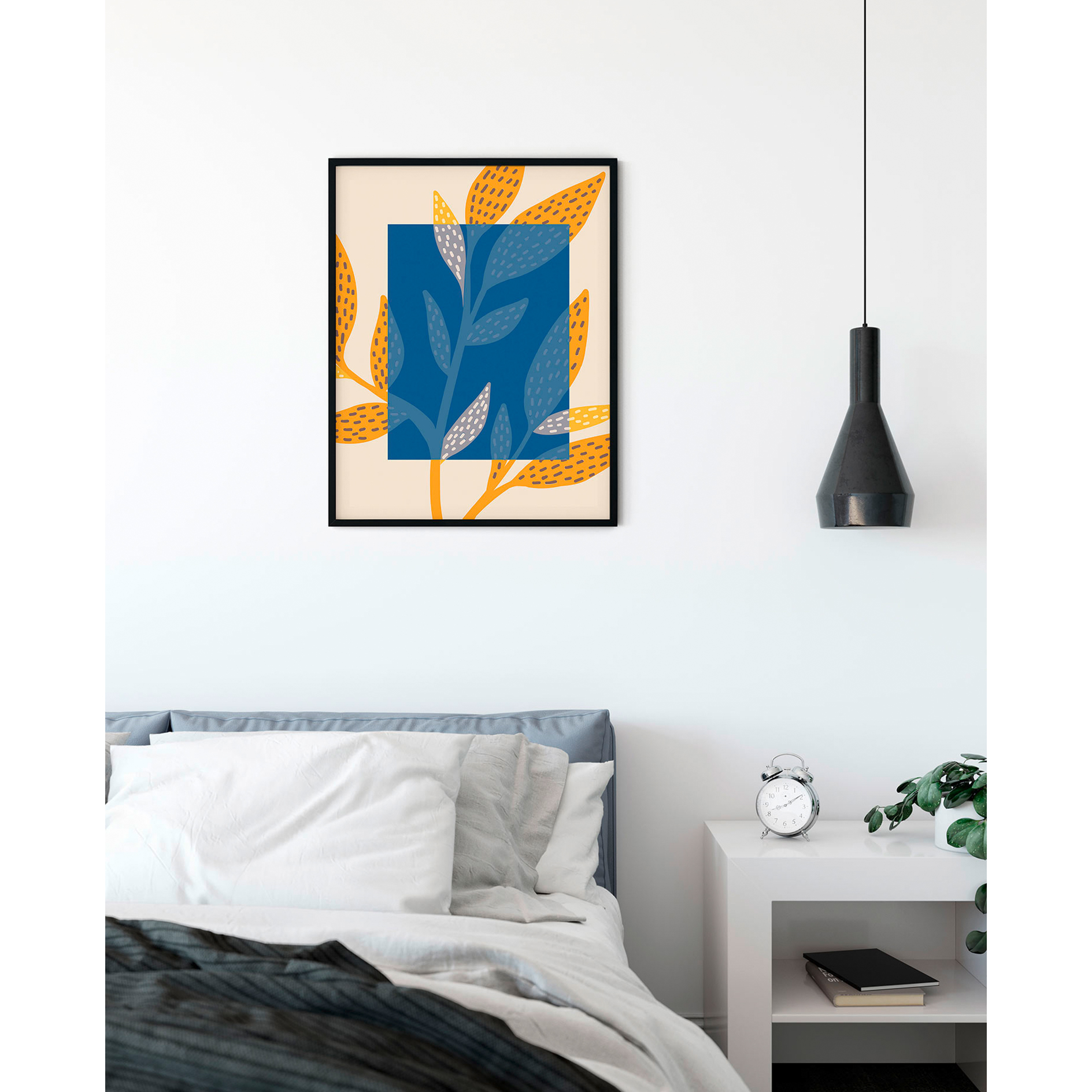Wandbild ILLUSTRATION COLORFUL FOLIAGE - 50x70 cm