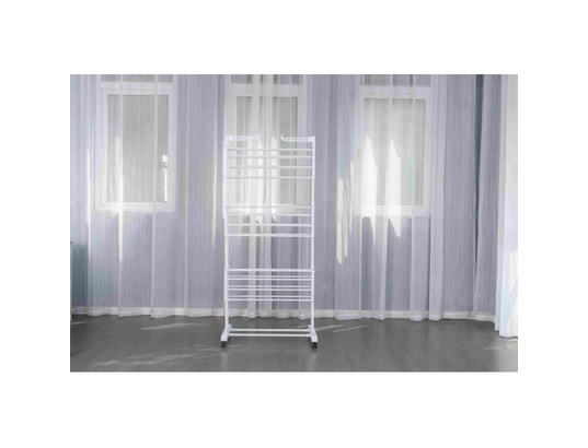 HERZBERG - Séchoir multifonctions 20m d'étendage blanc hg8034-wht