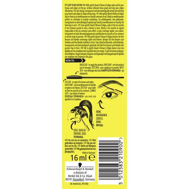 Got2b Glued 4 Brows & Edges 2-in-1 Gel 16 ML