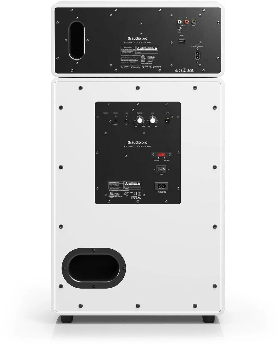 Audio Pro Drumfire MKII Blanc Enceintes connectées