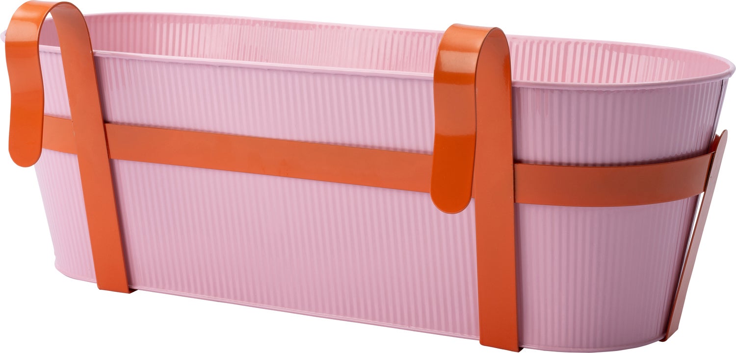 Intratuin hangpot Semi roze / oranje 51 x 26 x 21 cm