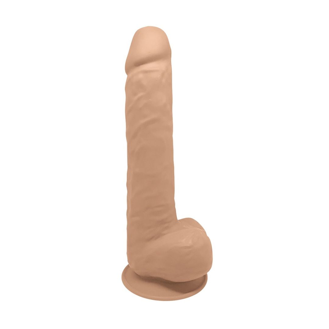 Naturdildo aus Memory Silikon, 38cm | mit Saugfuß | SILEXD