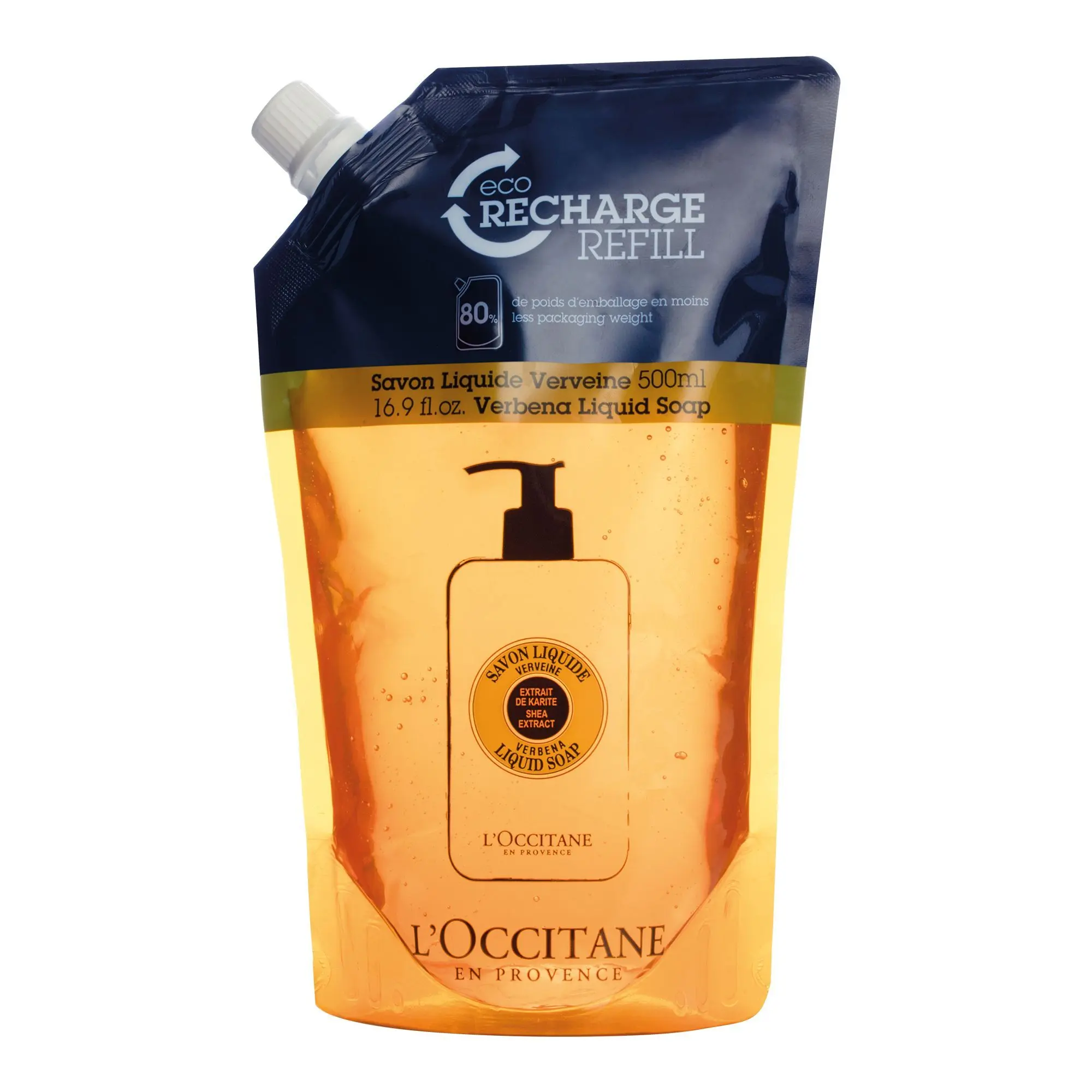 L'Occitane en Provence - KARITÉ ÉCO-RECHARGE SAVON LIQUIDE KARITÉ VERVEINE- Pieds