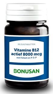 Bonusan B12 Actief 8000mcg Zuigtabletten 60ZTB