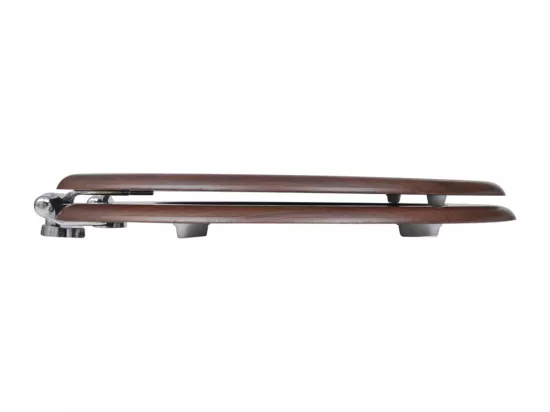 Siège de toilette abattant effet bois marron 45 x 36 x 5 cm 02_0002877
