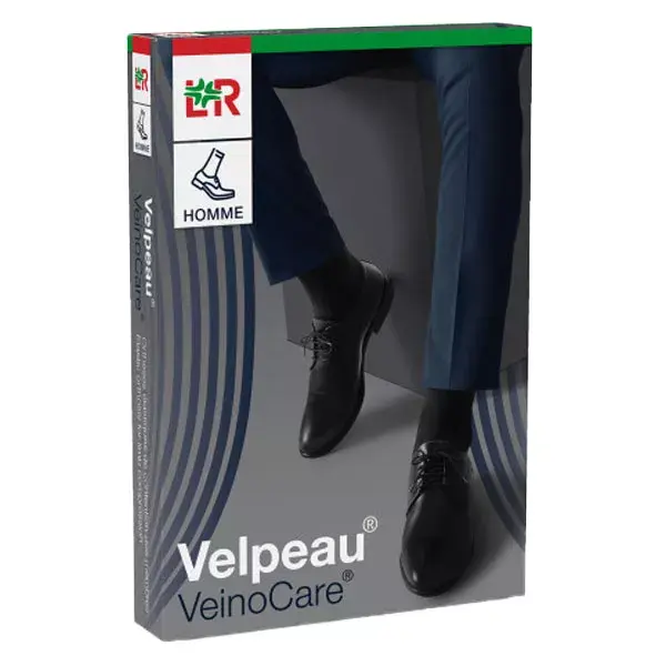 Meias Velpeau Veinocare Classe 2 Masculinas Tamanho P Azul Marinho
