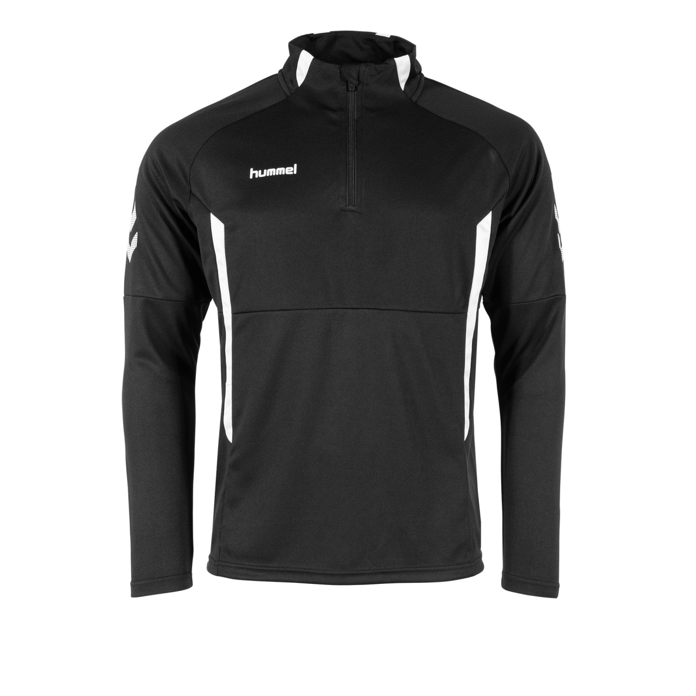 Hummel Authentic 1/4-Zip Trainingstrui Kids Zwart Wit