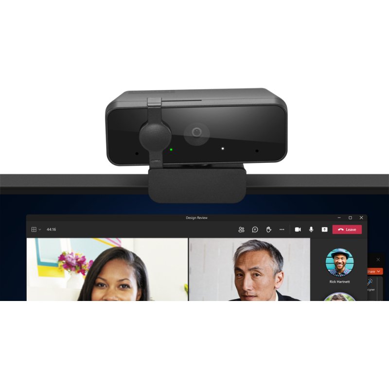 Lenovo Essential FHD Gen2 webcam 1920 x 1080 pixels USB 2.0 Noir