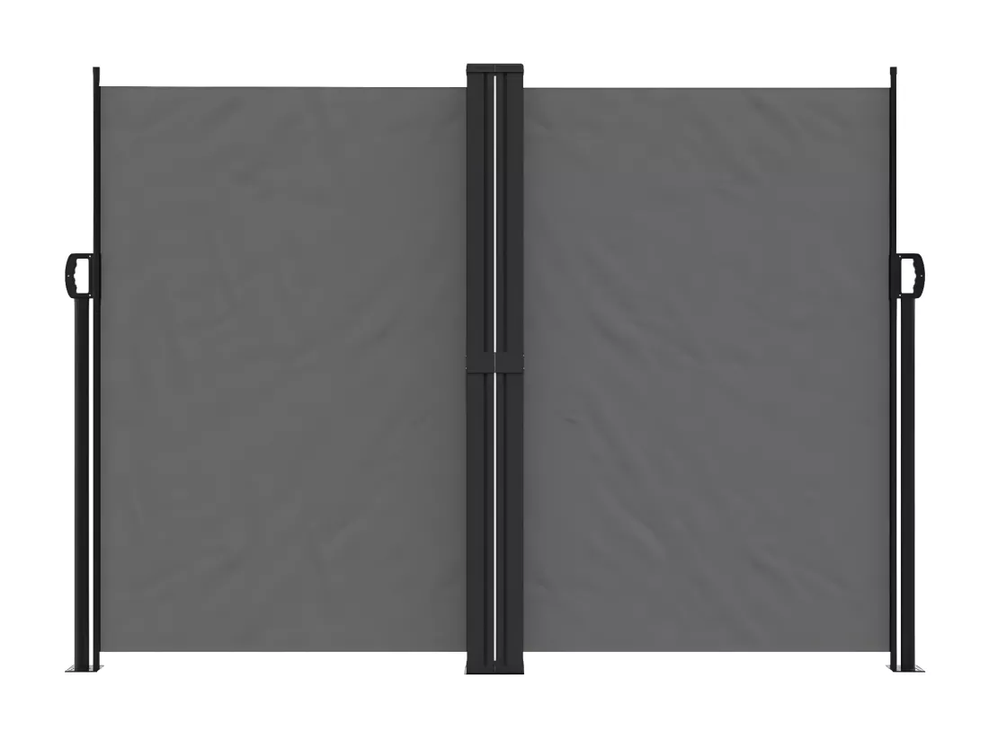 Auvent latéral rétractable anthracite 180x1000 cm