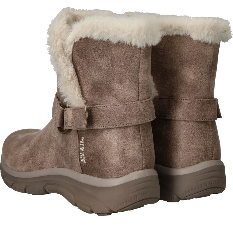 Skechers Slip-Ins Relaxed Fit Vegan Boots Beige Dames