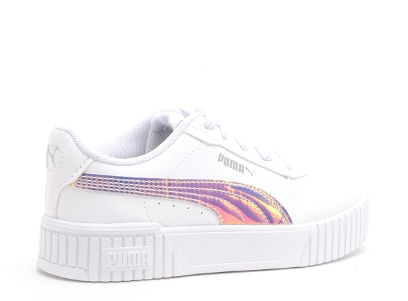 Puma basses enfant ps carina  20 holo blanc